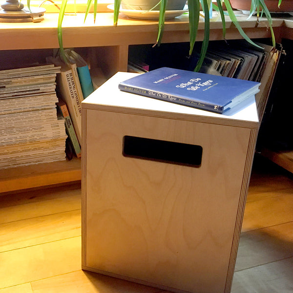 Modern Side Table / White Formica Top