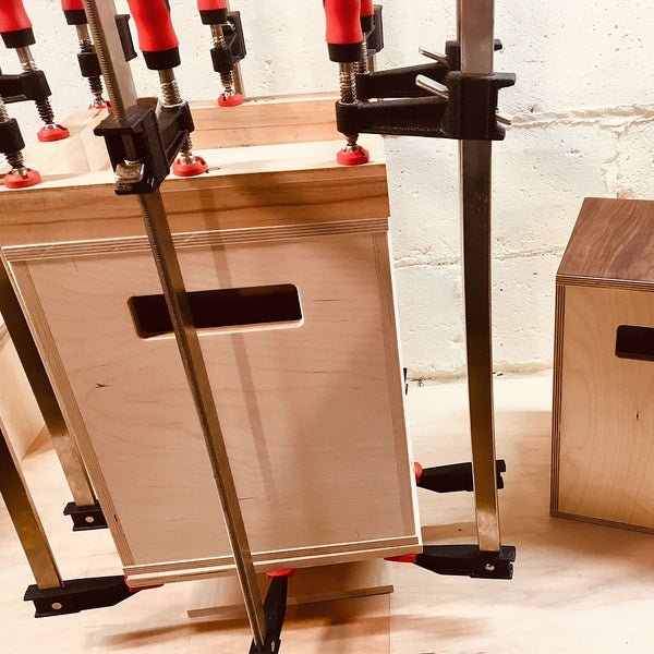 Modern Side Table / Walnut Top